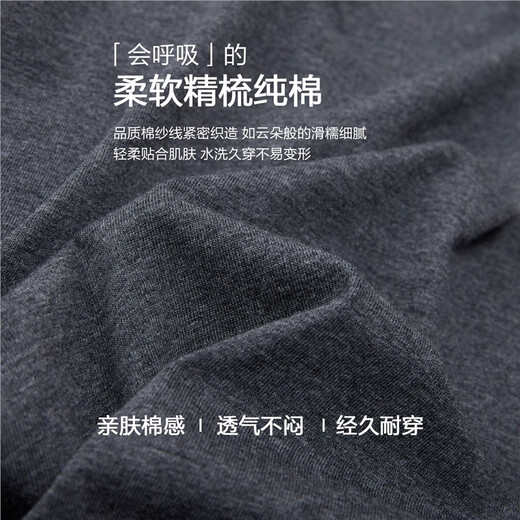 Giordano Henry shirt men's autumn and winter new pure cotton solid color base shirt Henry neck long-sleeved T-shirt men's 13025765