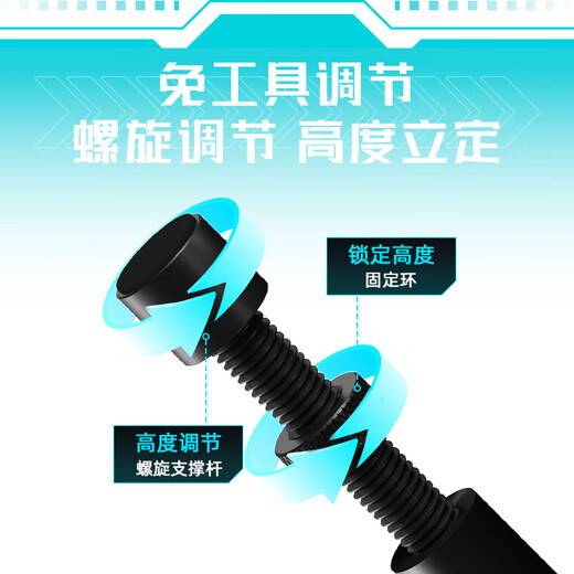 ANQULIFE graphics card support stand desktop computer independent graphics card stand cylindrical aluminum alloy material 1000 Jin Jin is equal to 0.5 kg top spiral mini magnetic suction type AQ-B002