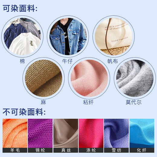 Clothes dye, genuine clothes dye, black clothing fading, restores fabrics, renovates and changes color without fading, black 120ml, free color fixing agent + 1 pair of gloves