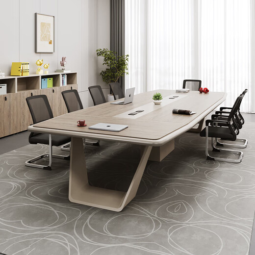 华森棠【大客户专享】定制椭圆桌 2.4*1.2*0.75米