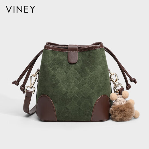 Viney bag women's bag fashionable bucket bag light luxury brand crossbody shoulder bag birthday gift for girlfriend on Valentine's Day
