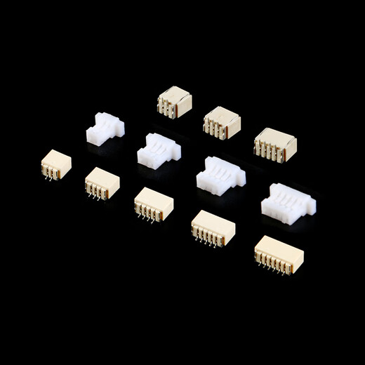 SH1.0 connector patch 1.0mm pitch connector horizontal patch vertical patch socket rubber shell plug spring terminal SH1.0_3P_horizontal patch (10 pieces) No Specifications