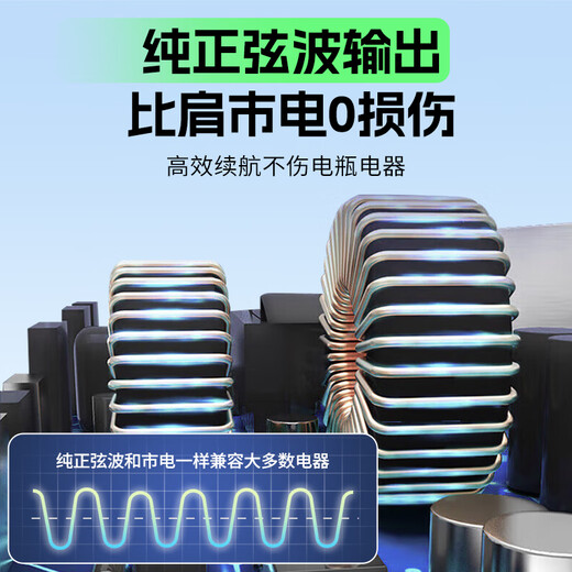 Zhunhang pure sine wave inverter car charger 12V24V to 220V high power 4000W for tricycle stall