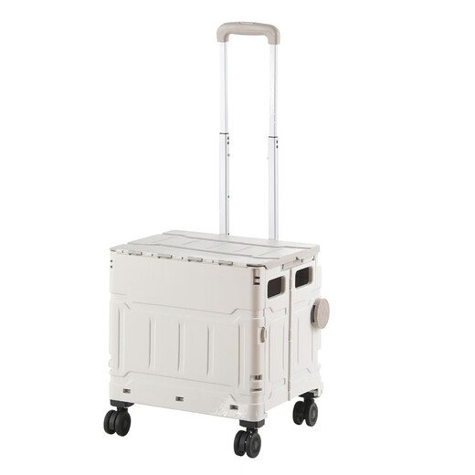 Made in Jingdong, Juneng installed folding shopping cart, supermarket trolley, tool cart, outdoor hand trailer, 45L four-wheel