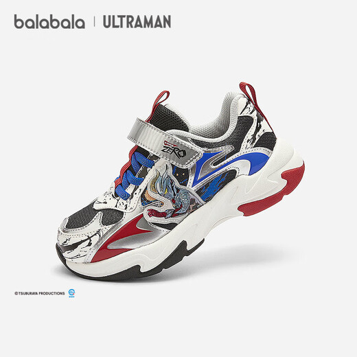 Balabala Children's Shoes Ultraman IP Boys and Children's Sports Shoes Spring and Autumn 2026 New Running Shoes Red Shoes New Year