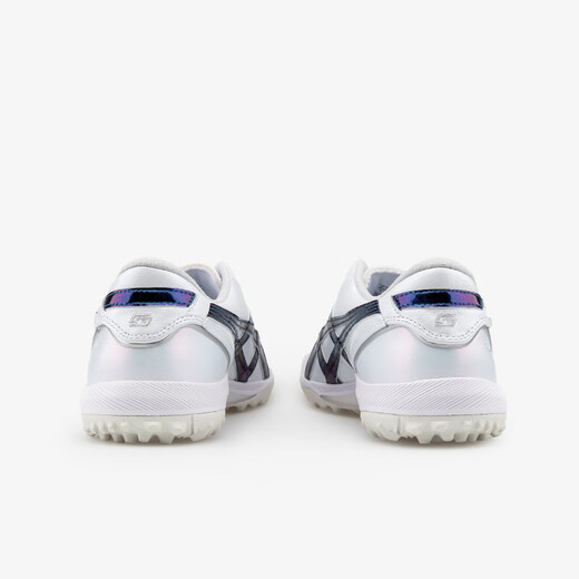 ASICS football shoes tf broken nail training shoes C3 FF kangaroo leather high-end cushioning grass sports shoes white/gradient blue 1113A056-101 41.5