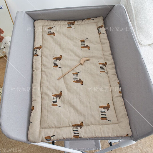 Jiaojing Diaper Table Pad Baby Diaper Table Cotton Pad Nursing Table Cotton Pad Newborn Mattress Cotton Diaper Table Accessories Baby Changing Clothes Small Love/Three-Layer Structure Thickened and Warm 35*75 Manual measurement may cause errors