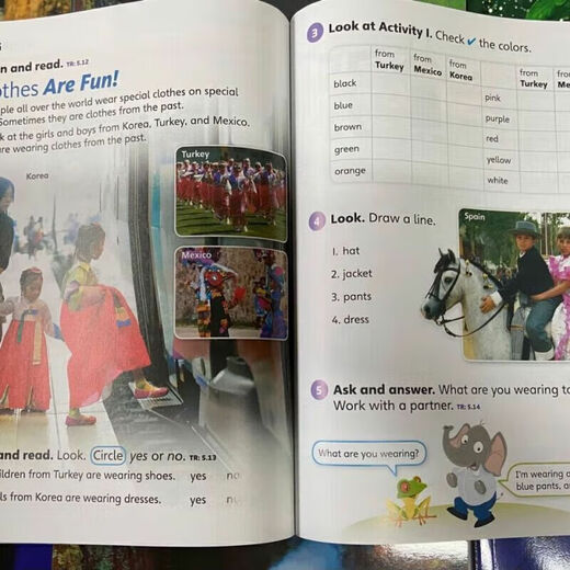 Hardcover new book, click-read version ourworld second edition, American National Geographic S matte pink paper edition textbook exercise book S level textbook + exercise book Level 2 textbook + exercise book