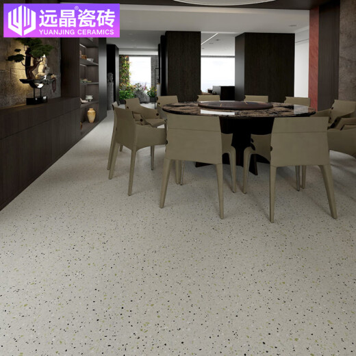 远晶瓷砖600x1200法式风彩色水磨石商业客厅地砖厨房卫生间墙砖广东 S12623P青苔 600x1200mm