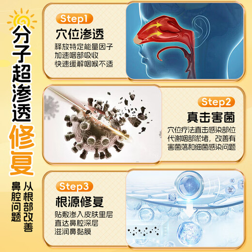 Sunflower Xanthium seed soothing nasal patch rhinitis patch children allergic ventilation rhinitis nasal patch non-ventilated nose soothing patch sleep all night