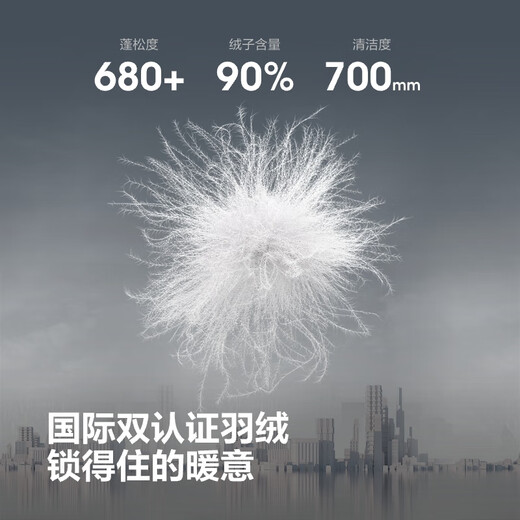 Bosideng 25-year-old down jacket for men and women, the same style, winter 90 velvet thickened hooded loose mid-length casual jacket