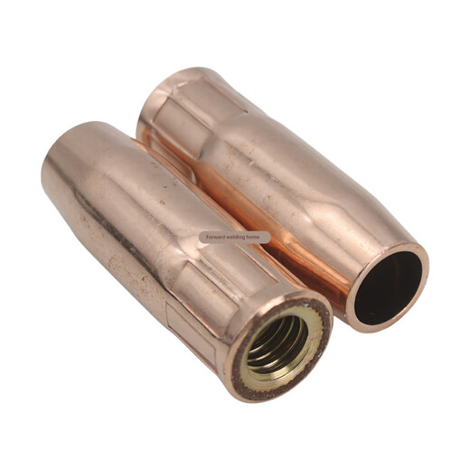 Binzel 15AK with threaded protective mouth 52mm copper protective sleeve 200A short nozzle secondary welding gun accessories 15AK with threaded protective mouth (copper 1.2) 10 pieces