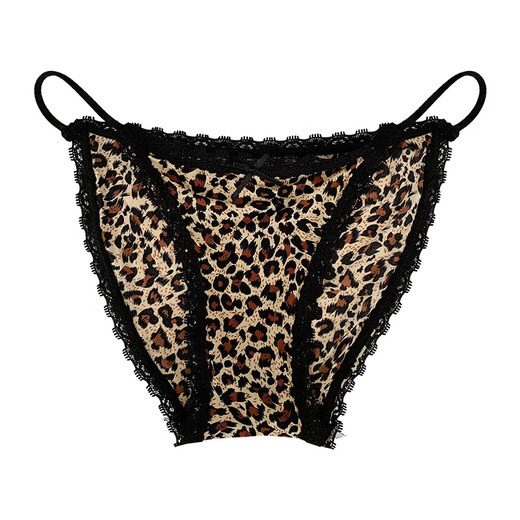 Universal leopard print aesthetic, sexy underwear for women, pure lust style leopard print 2025 new low-waist briefs, 12% off for purchases of 5 pieces or more in leopard print M