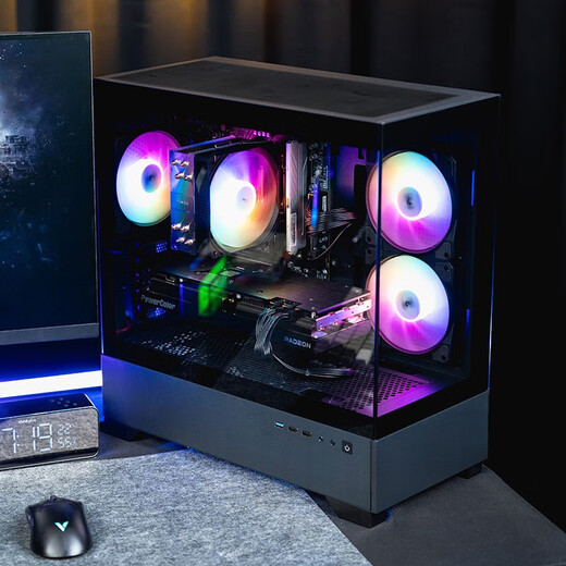 ASUS AMD 9600X/9700X/5060/5060TI/5070TI ROG family bucket official subsidy assembly TUF assembly computer game AI design host DIY complete machine configuration six 9600X+9070GRE