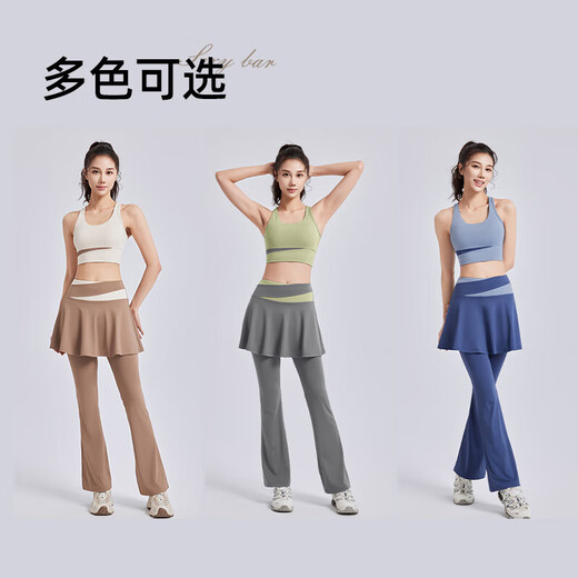 Sports jacket top women's yoga wear autumn 2025 new large size running professional Pilates training fitness suit practical three-piece set Star Black + Star Black XL suitable for 115-130 Jin Jin equals 0.5 kg