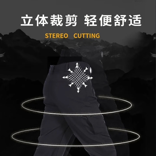 Handwick fleece tactical pants men's autumn and winter cold-resistant warm fleece training pants military fans multi-functional pocket wear-resistant overalls tactical black L size