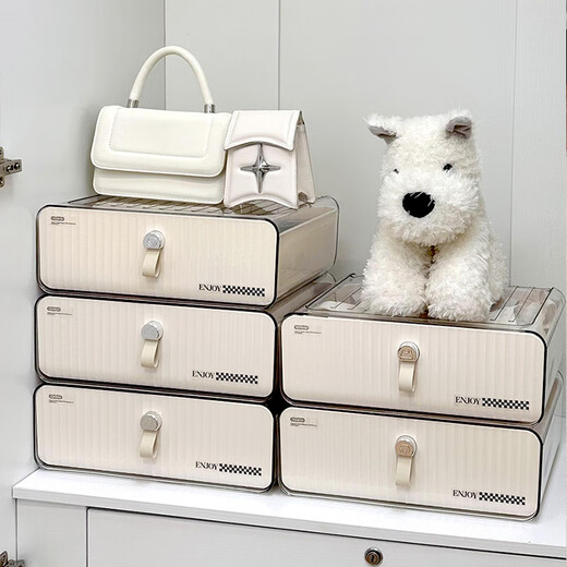 Japanese unprinted underwear storage box with compartments for home student dormitory wardrobe drawer type three-in-one bra socks 1*1*1cm Default value Default value Second generation three-in-one set (underwear + underwear + socks) 1 piece