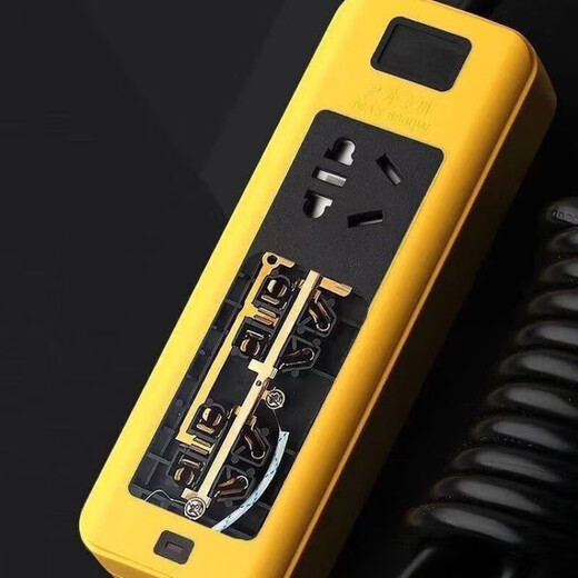 公牛（BULL）同款大功率/防摔工程家用无开关排插空调 大功率6000w【纯铜20孔】带指示 全长10米【加粗国标4平线】