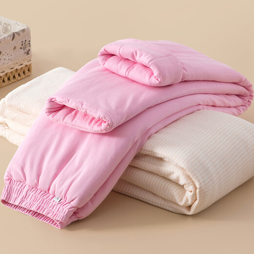 Cotton chant women's pure cotton pants high-waisted loose home pants autumn and winter medium-thick inner liner close-fitting warm pants black thin section 3 taels of cotton 3XL size recommended 150-170 Jin Jin equals 0.5 kg