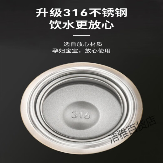 Haers Thermos Cup 316 из нержавеющей стали 304 мужчина и женщины бизнес -подарочный чайная чашка портативная водяная чашка Custom 500 мл стали натуральный цвет 316 из нержавеющей стали.