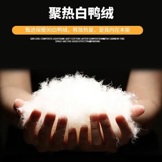 LUCK SWAN GODSE羽绒服女中长款工装派克服男情侣冲锋衣冬季极寒大衣加厚保暖外套 米白色-加拿大08远征大鹅风格 -男女同款 M 【建议体重：90-105斤】