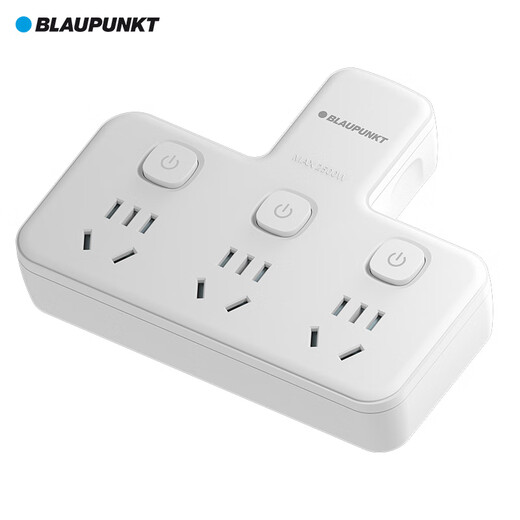 BLAUPUNKT Blaupunkt-Konvertierungsstecker/geformte eine auf drei Steckdosen/drahtlose Konvertierungssteckdose/Steckdosenkonverter/Steckdosenverlängerung/Steckdose 3-Positionen-Untersteuerschalter