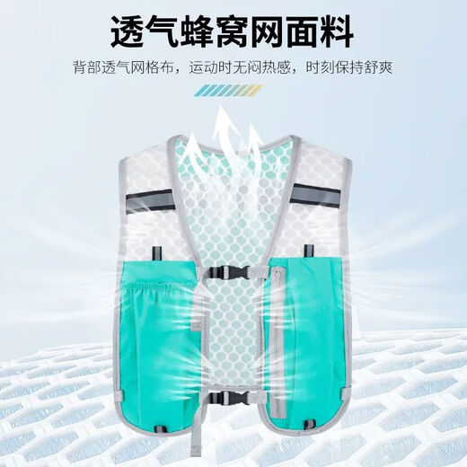 2025 New Mountaineering Vest Bag, Running Mobile Phone Bag, Outdoor Cycling Hiking Vest Bag, Lightweight Sports Bottle Bag, Black Under 2L