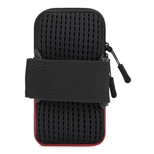 Sports running mobile phone arm bag women's fitness wrist bag breathable PU arm strap outdoor cycling men's arm blue