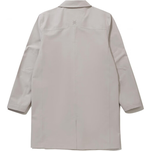 DESCENTE New Year's gift solid color zipper mid-length windbreaker for men, navy blue, one size fits all size 95