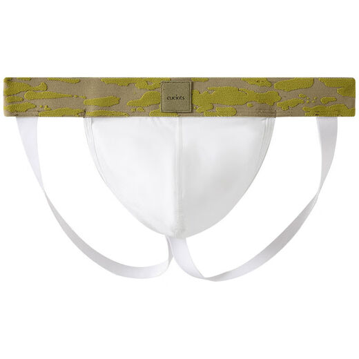 2 pairs of sexy men's double D underwear 60S Lenzing Modal hip briefs hollow thong U convex bag Iceland white + desire gray double D M recommendation 95-105 Jin Jin equals 0.5 kg