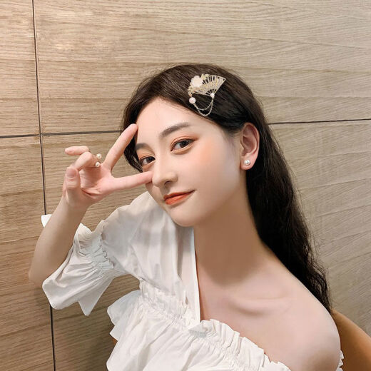 古耐古风发夹女刘海流苏侧边发卡头饰发饰礼盒六一儿童节礼物女生实用