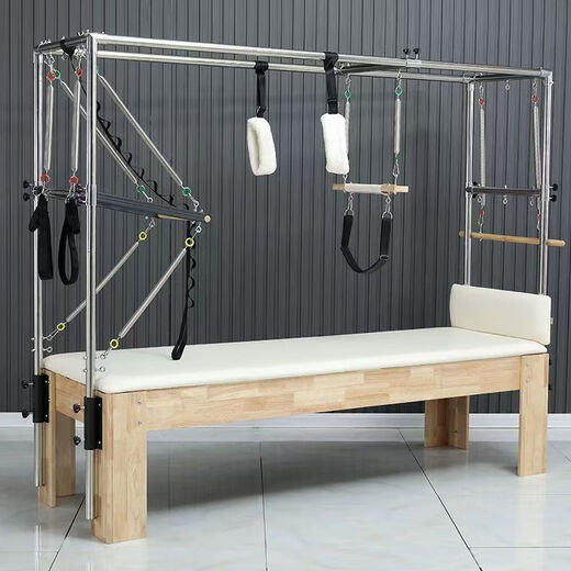 Pilates core bed, large equipment, yoga home five-piece set, sliding personal training, commercial fitness equipment, black, five-year-old store with guaranteed after-sales service