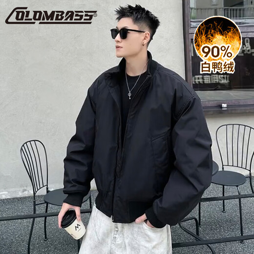 Colombass American pilot down jacket men's short winter new 90 velvet men's lightweight loose autumn and winter jacket