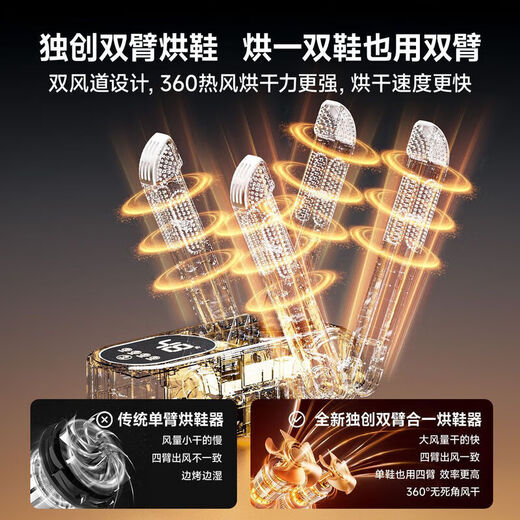 2025 New Shoe Drying Machine for Household Dormitory Fully Automatic Intelligent Constant Temperature Dry and Wet Dual-Purpose Shoe Drying Artifact for Sterilization and Deodorization