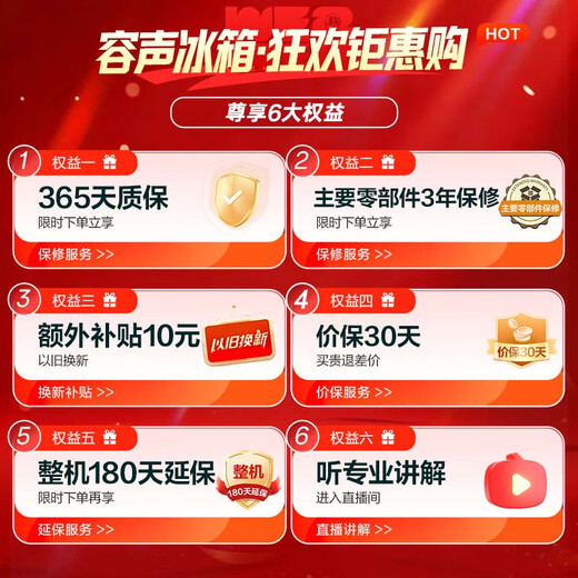 Rongsheng 253 upgraded first-class energy efficiency three-door small refrigerator household small air-cooled frost-free energy-saving rental dormitory BCD-253WD16NPA brilliant gold home appliances national subsidy