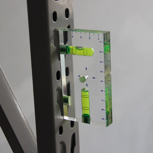 Fully transparent T-type level 9513 two-way integrated small household mini level bubble level Fully transparent T-type 7515 non-magnetic green water