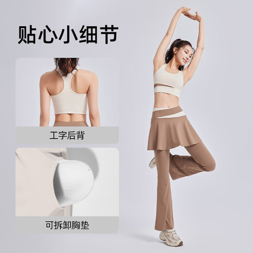 Sports jacket top women's yoga wear autumn 2025 new large size running professional Pilates training fitness suit practical three-piece set Star Black + Star Black XL suitable for 115-130 Jin Jin equals 0.5 kg