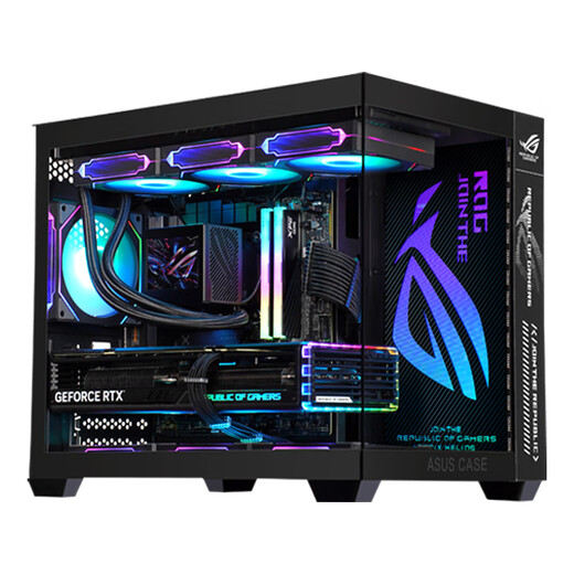 ASUS intel Core i5 14600KF/245KF/RTX5060Ti Delta CSGO Fearless Contract high-end gaming desktop assembly computer host DIY assembly machine RTX5060Ti-16G+15th generation 245KF| Five single host