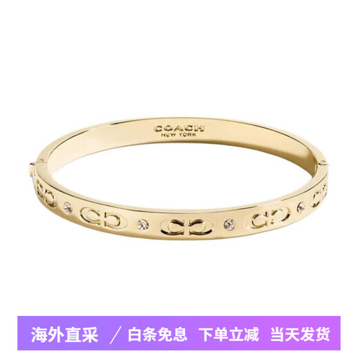 COACH Original Design Plated Metal Bracelet Women's Gold Gold One Size F