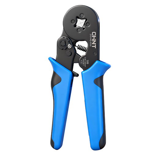 Chint tube type crimping pliers VE needle type cold crimping pliers TE terminal block cold crimping pliers electrician special terminal pliers HSC8 6-4A (range 0.25-10mm) quadrilateral