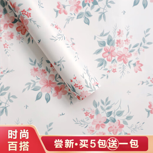 High-end flower wrapping paper, bouquets, florist supplies, gift packages, floral paper materials, a complete set of gift paper, floral materials, 2 random colors, 20 sheets/pack by express delivery