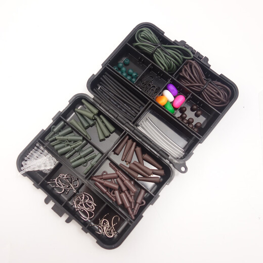 European carp space bean set complete fishing combination simple lure fishing gear accessories box set wholesale 135.7g
