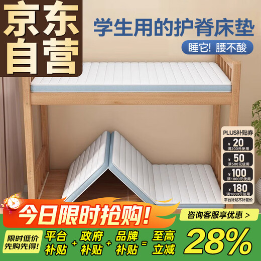 Visibility student dormitory mattress single person living on campus special foldable coconut palm mat high school students and college students dormitory 90x190