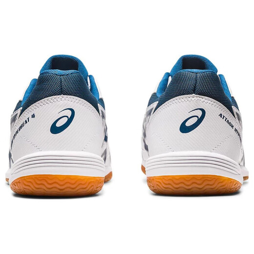 ASICS AttackHyperbeat4WhiteMakoBlue low-top training shoes white blue 38