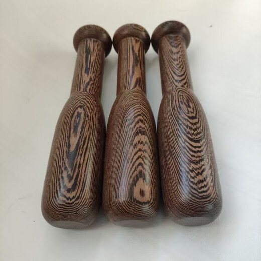 Qinkai's same low-purity chicken wing wood garlic hammer manual grinding rod classic household garlic artifact hammer round head garlic hammer length 20cm diameter 4.2