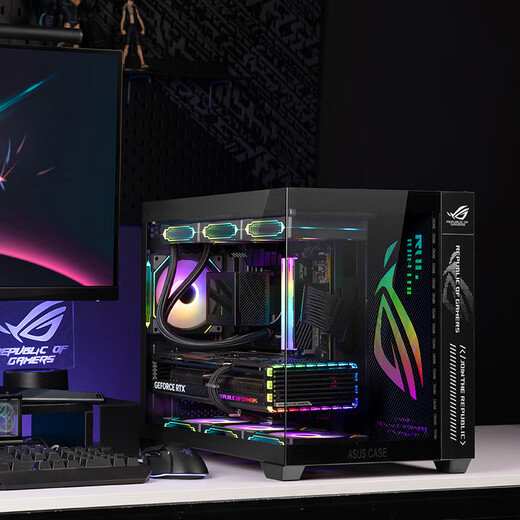 ASUS intel Core i5 14600KF/245KF/RTX5060Ti Delta CSGO Fearless Contract high-end gaming desktop assembly computer host DIY assembly machine RTX5060Ti-16G+15th generation 245KF| Five single host