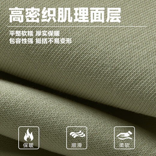 Jeanswest navy blue sweatshirt for men in winter, soft sherpa lining, thick and warm hooded jacket, loose casual hoodie for men, hemp gray (Honey Bear) S (165) (strict quality control)