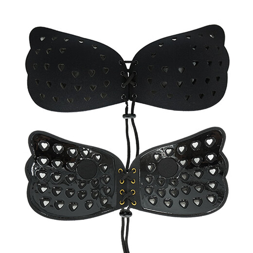 Breathable Hole Lala Goddess Bra Patches Invisible Gathering Breast Patches Silicone Bra Patches Wedding Dress Special Patches Black A