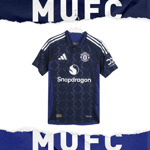 adidas Little Little Little Adidas Adidas 24/25 season Manchester United away player version jersey adult men IU1391 Deep Indigo IU1391 S 125-140Jin [Jin equals 0.5 kg]
