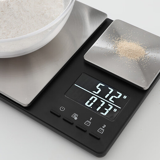 Shijanu double countertop electronic scale weighs 0.01 gram precision jewelry scale kitchen baking 1 gram electronic scale dual platform 0.01 gram 1 gram dual-purpose scale_